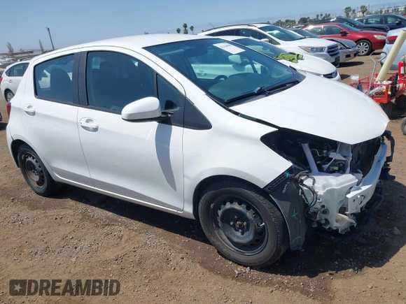 2015 Toyota Yaris L with VIN VNKKTUD37FA041957, listed as a IAAI auction lot 42106508 with 104,496 mi miles and . Bid and sale history available at DreamBid. Image 1.
