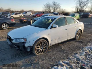 2008 Audi A4 2.0T with VIN WAUDF78E48A157316, listed as a Copart auction lot 87907375 with 178,250 mi miles and Salvage Title. Bid and sale history available at carsss.com. Image 1.