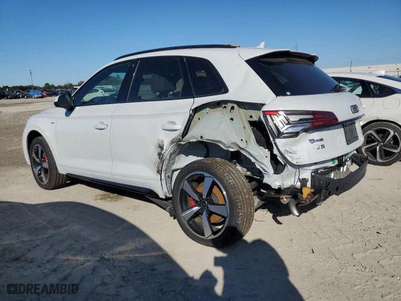 2024 Audi Q5 S line Premium Plus with VIN WA1EAAFY7R2140225, listed as a Copart auction lot 47523225 with 2,851 mi miles and Salvage Title. Bid and sale history available at carsss.com. Image 2.