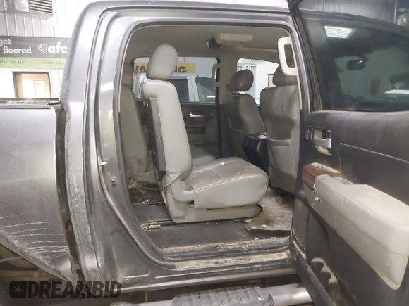 2012 Toyota Tundra 4WD Truck LTD with VIN 5TFHW5F14CX267765, listed as a IAAI auction lot 41345269 with 221,400 mi miles. Bid and sale history available at carsss.com. Image 8.
