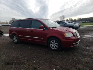 2012 Chrysler Town & Country Touring with VIN 2C4RC1BG3CR348836, listed as a Copart auction lot 52177105 with 184,059 mi miles and Salvage Title. Bid and sale history available at carsss.com. Image 11.