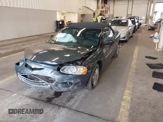 2002 Chrysler Sebring Limited with VIN 1C3EL65R92N272242, listed as a IAAI auction lot 41164755 with 52,086 mi miles and . Bid and sale history available at DreamBid. Image 2.