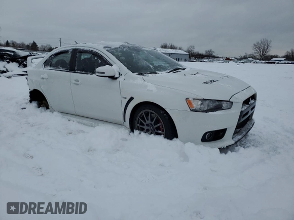 2015 Mitsubishi Lancer Evolution Final Edition z VIN JA32W7FV4FU027186, wystawiony jako Copart lot #87299484 z przebiegiem 69 266 mil mil oraz Szkoda całkowita • Salvage title. Historia ofert i sprzedaży dostępna na DreamBid. Obrazek 4.