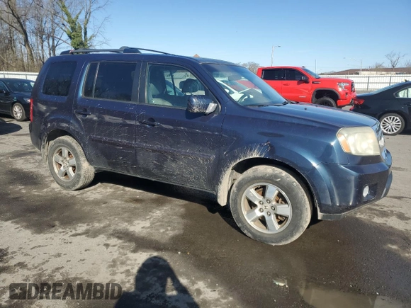 2011 Honda Pilot EX with VIN 5FNYF4H49BB030263, listed as a Copart auction lot 50181115 with 163,840 mi miles and Clean Title. Bid and sale history available at DreamBid. Image 4.