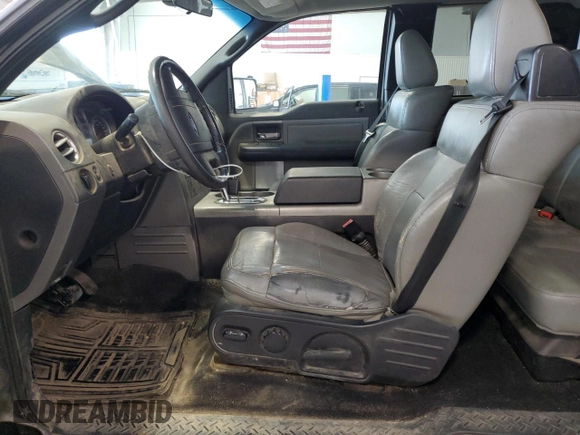 2008 Ford F-150 XLT with VIN 1FTPX14V58FB71339, listed as a Copart auction lot 63600585 with 204,162 mi miles and Salvage title. Bid and sale history available at DreamBid. Image 7.