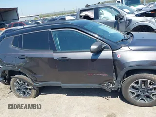 2021 Jeep Compass Trailhawk with VIN 3C4NJDDB8MT529176, listed as a IAAI auction lot 41984762 with 122,412 mi miles and . Bid and sale history available at DreamBid. Image 14.