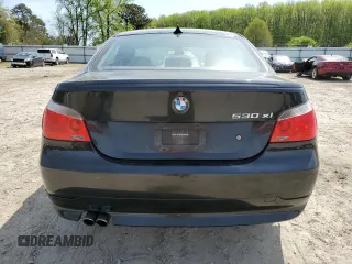 2007 BMW 5 Series 530xi with VIN WBANF73517CY17309, listed as a Copart auction lot 52692025 with 90,817 mi miles and Salvage title. Bid and sale history available at DreamBid. Image 6.
