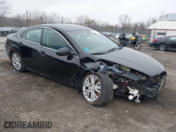 2009 Mazda 6 i Touring with VIN 1YVHP82A595M16347, listed as a IAAI auction lot 40869553 with 109,675 mi miles and . Bid and sale history available at carsss.com. Image 1.