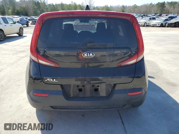 2020 Kia Soul LX with VIN KNDJ23AU1L7710702, listed as a Copart auction lot 46476045 with 122,501 mi miles and Salvage Title. Bid and sale history available at carsss.com. Image 6.