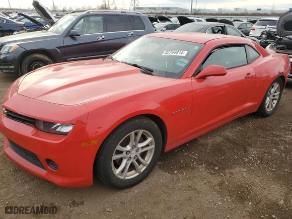 2014 Chevrolet Camaro LS with VIN 2G1FE1E37E9176232, listed as a Copart auction lot 82764814 with NaN miles and Salvage Title. Bid and sale history available at carsss.com. Image 1.
