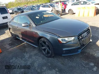 2015 Audi S5 Premium Plus with VIN WAUCGAFR0FA045606, listed as a IAAI auction lot 41962738 with 199,416 mi miles. Bid and sale history available at carsss.com. Image 1.