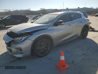 2018 Infiniti QX30 Premium with VIN SJKCH5CP0JA049834, listed as a Copart auction lot 42970255 with 113,394 mi miles and Salvage title. Bid and sale history available at DreamBid. Image 1.