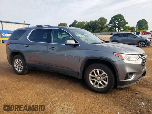 2018 Chevrolet Traverse LT Cloth with VIN 1GNERGKW3JJ247716, listed as a Copart auction lot 63163345 with 90,722 mi miles and Salvage title. Bid and sale history available at DreamBid. Image 4.