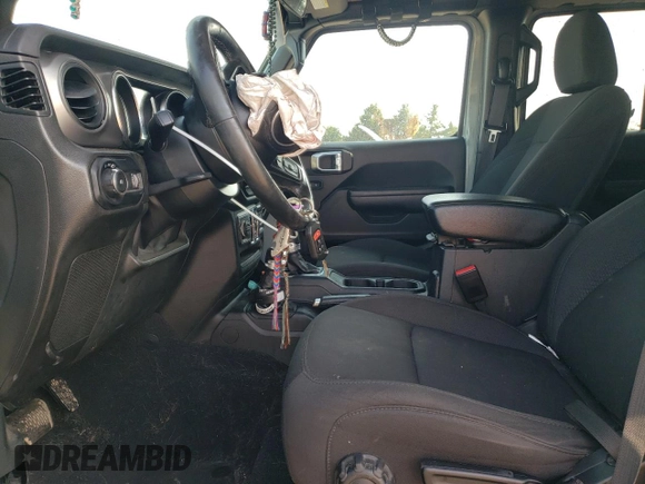 2023 Jeep Wrangler Willys with VIN 1C4HJXDG9PW615072, listed as a Copart auction lot 59606805 with 72,969 mi miles and Salvage title. Bid and sale history available at DreamBid. Image 7.