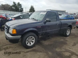 2003 Ford Ranger XL with VIN 1FTYR10D93PB27441, listed as a Copart auction lot 45975065 with 111,019 mi miles and Salvage Title. Bid and sale history available at carsss.com. Image 1.