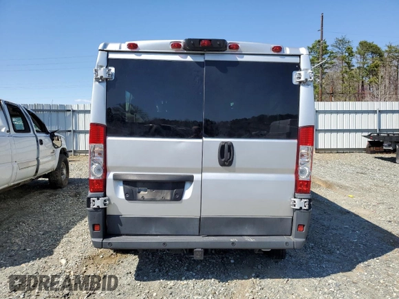 2018 Ram ProMaster Cargo with VIN 3C6TRVAG1JE147424, listed as a Copart auction lot 50696185 with 60,413 mi miles and Salvage Title. Bid and sale history available at DreamBid. Image 6.
