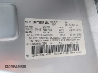 2008 Jeep Liberty Sport with VIN 1J8GN28K08W179241, listed as a IAAI auction lot 41770277 with 204,120 mi miles. Bid and sale history available at carsss.com. Image 9.