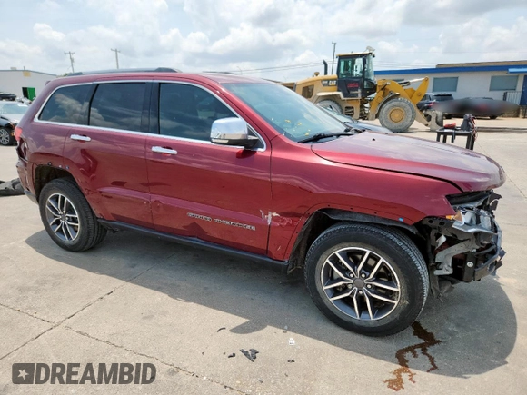 2019 Jeep Grand Cherokee Limited with VIN 1C4RJEBG0KC604225, listed as a Copart auction lot 64566725 with 88,702 mi miles and Salvage title. Bid and sale history available at DreamBid. Image 4.