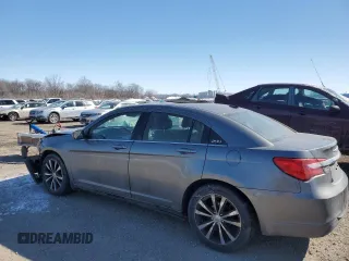 2013 Chrysler 200 Limited with VIN 1C3CCBCG3DN679445, listed as a Copart auction lot 46156645 with 127,788 mi miles and Salvage Title. Bid and sale history available at DreamBid. Image 2.