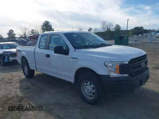 2020 Ford F-150 XL with VIN 1FTEX1EP5LFB37028, listed as a IAAI auction lot 41457514 with 103,377 mi miles. Bid and sale history available at carsss.com. Image 1.