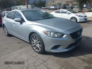 2016 Mazda Mazda6 i Sport with VIN JM1GJ1U56G1480475, listed as a IAAI auction lot 41947802 with 199,119 mi miles. Bid and sale history available at carsss.com. Image 1.