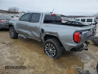 2023 GMC Canyon 4WD Denali with VIN 1GTP6FEK2P1176773, listed as a Copart auction lot 46045715 with 9,711 mi miles and Salvage Title. Bid and sale history available at carsss.com. Image 2.