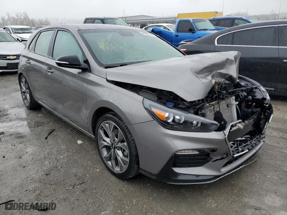 2020 Hyundai Elantra GT N Line with VIN KMHH55LC6LU134981, listed as a Copart auction lot 48463564 with 37,950 mi miles. Bid and sale history available at carsss.com. Image 4.