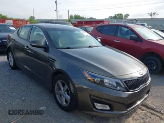 2015 Kia Optima LX with VIN 5XXGM4A77FG403664, listed as a IAAI auction lot 42471658 with 76,352 mi miles and . Bid and sale history available at DreamBid. Image 1.