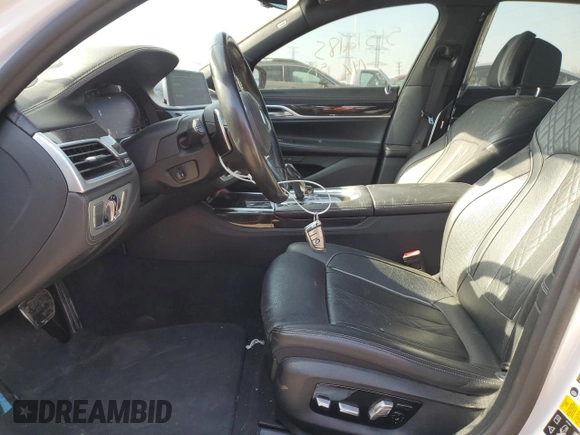 2021 BMW 7 Series 750i xDrive with VIN WBA7U2C04MCF07742, listed as a Copart auction lot 51512185 with 45,224 mi miles and Salvage Title. Bid and sale history available at carsss.com. Image 7.