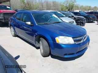 2010 Dodge Avenger SXT with VIN 1B3CC4FB2AN119677, listed as a IAAI auction lot 41866522 with 110,235 mi miles. Bid and sale history available at carsss.com. Image 1.