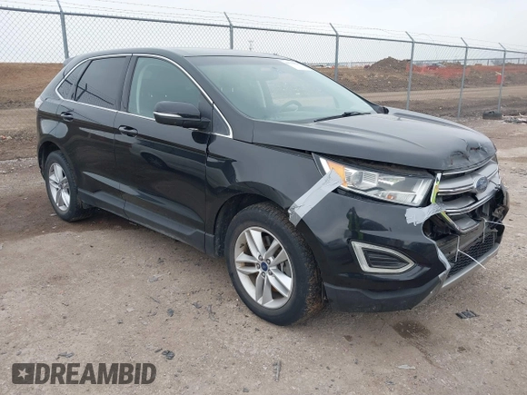 2015 Ford Edge SEL with VIN 2FMTK4J91FBB34028, listed as a IAAI auction lot 41710454 with 77,502 mi miles. Bid and sale history available at carsss.com. Image 1.
