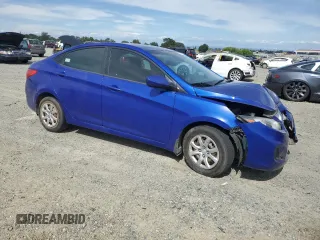 2012 Hyundai Accent GLS z VIN KMHCT4AE9CU119518, wystawiony jako Copart lot #57085605 z przebiegiem 118 444 mil mil oraz Tytuł czysty. Historia ofert i sprzedaży dostępna na DreamBid. Obrazek 4.