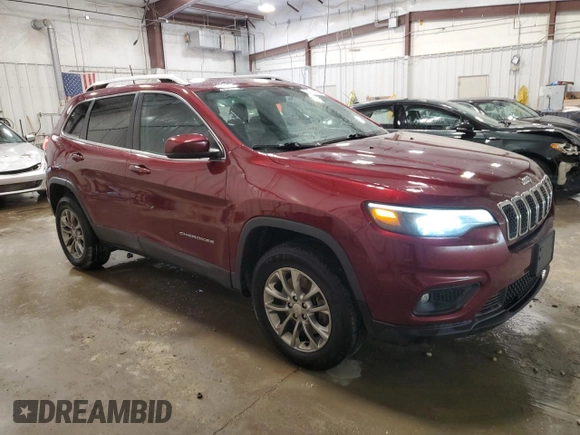 2019 Jeep Cherokee Altitude with VIN 1C4PJMLN9KD492310, listed as a Copart auction lot 54494755 with 109,733 mi miles and Non Repairable. Bid and sale history available at carsss.com. Image 4.