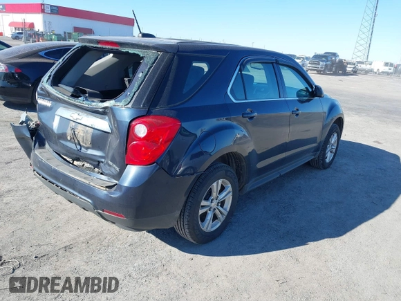 2015 Chevrolet Equinox LS with VIN 2GNALAEK3F1162463, listed as a IAAI auction lot 41299412 with 39,599 mi miles and . Bid and sale history available at DreamBid. Image 4.