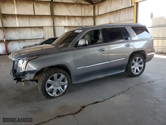 2018 Cadillac Escalade Luxury with VIN 1GYS4BKJ1JR206885, listed as a Copart auction lot 63060664 with 917,423 mi miles and Salvage Title. Bid and sale history available at carsss.com. Image 1.