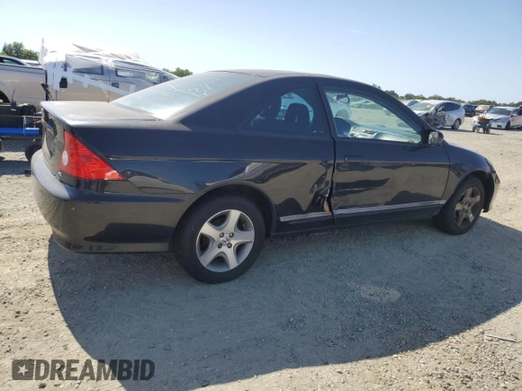 2004 Honda Civic EX z VIN 1HGEM22934L030259, wystawiony jako Copart lot #58861265 z przebiegiem Nie podano mil oraz Szkoda całkowita • Salvage title. Historia ofert i sprzedaży dostępna na DreamBid. Obrazek 3.