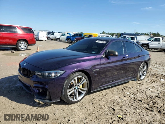 2018 BMW 4 Series 440i with VIN WBA4J5C51JBF07353, listed as a Copart auction lot 42490255 with 49,630 mi miles and Salvage Title. Bid and sale history available at DreamBid. Image 1.