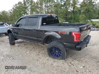2015 Ford F-150 XLT with VIN 1FTEW1EG1FKD07433, listed as a Copart auction lot 54478765 with 156,608 mi miles and Salvage title. Bid and sale history available at DreamBid. Image 2.