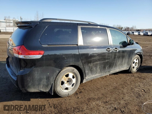 2011 Toyota Sienna with VIN 5TDZK3DC6BS025332, listed as a Copart auction lot 48283815 with 278,252 mi miles and Salvage Title. Bid and sale history available at carsss.com. Image 3.