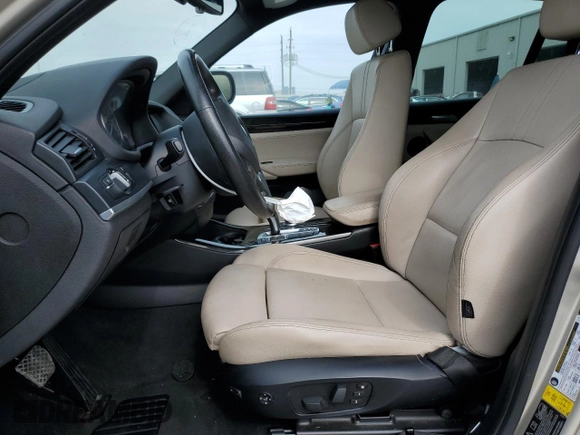 2013 BMW X3 xDrive28i with VIN 5UXWX9C57D0D01583, listed as a Copart auction lot 54091135 with 133,506 mi miles and Clean Title. Bid and sale history available at carsss.com. Image 7.