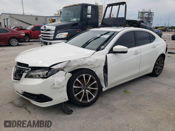2017 Acura TLX V6 with VIN 19UUB2F30HA005909, listed as a Copart auction lot 61299515 with 144,648 mi miles and Salvage title. Bid and sale history available at DreamBid. Image 1.