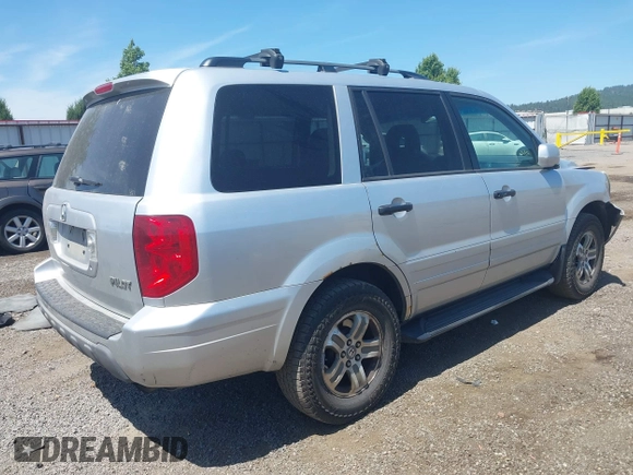 2005 Honda Pilot EX-L z VIN 5FNYF18595B052680, wystawiony jako IAAI lot #42473681 z przebiegiem 280 291 mil mil oraz . Historia ofert i sprzedaży dostępna na DreamBid. Obrazek 4.