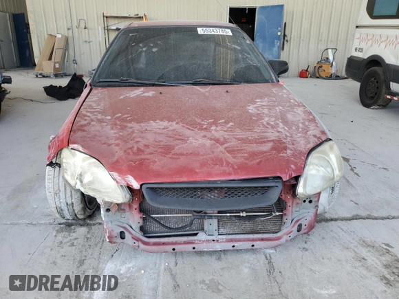 1998 Honda Civic LX with VIN 1HGEJ6676WL018876, listed as a Copart auction lot 55343785 with 167,876 mi miles and Salvage Title. Bid and sale history available at DreamBid. Image 5.