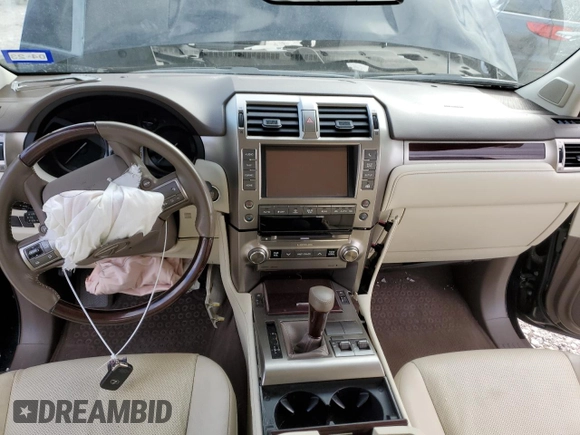 2019 Lexus GX with VIN JTJBM7FX8K5221035, listed as a Copart auction lot 68680892 with 0 mi miles. Bid and sale history available at carsss.com. Image 8.