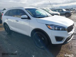 2017 Kia Sorento LX V6 with VIN 5XYPGDA53HG191074, listed as a IAAI auction lot 41147295 with 107,134 mi miles. Bid and sale history available at carsss.com. Image 1.