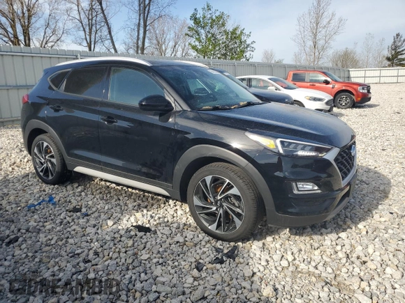 2020 Hyundai Tucson SEL z VIN KM8J33AL9LU148601, wystawiony jako Copart lot #54865805 z przebiegiem 108 868 mil mil oraz Czysty tytuł • Clean title. Historia ofert i sprzedaży dostępna na DreamBid. Obrazek 4.