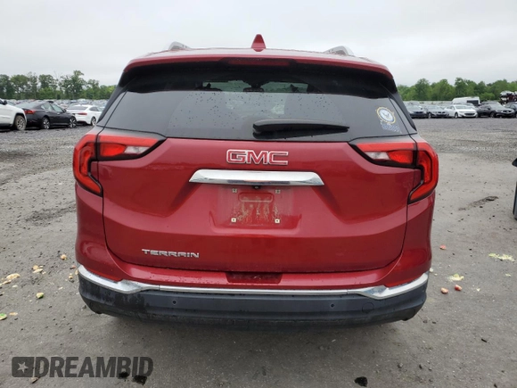 2020 GMC Terrain SLT with VIN 3GKALPEV8LL223505, listed as a Copart auction lot 56093415 with 62,132 mi miles and Salvage title. Bid and sale history available at DreamBid. Image 6.