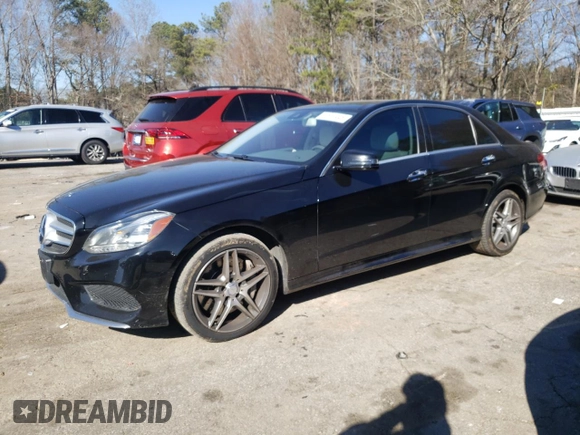 2014 Mercedes-Benz E 550 Sport with VIN WDDHF9BB2EA951053, listed as a Copart auction lot 41611445 with 89,124 mi miles and Salvage Title. Bid and sale history available at DreamBid. Image 1.