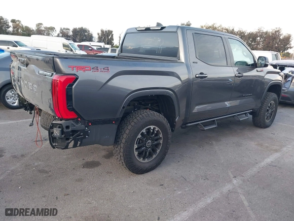 2024 Toyota Tundra 4WD SR5 with VIN 5TFLA5DB0RX145580, listed as a IAAI auction lot 41882448 with 1,345 mi miles. Bid and sale history available at carsss.com. Image 4.