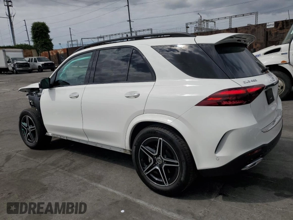 2024 Mercedes-Benz GLE 450 with VIN 4JGFB5KB2RB166243, listed as a Copart auction lot 53145105 with 9,598 mi miles and Salvage title. Bid and sale history available at DreamBid. Image 2.
